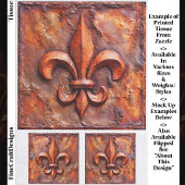 Rustic French Classic Fleur de Lis EH3R Decoupage 薄葉紙