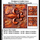 Rustic French Classic Fleur de Lis EH3R Decoupage 薄葉紙