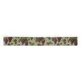 Rustic French Country Vineyard Grapevine Art サテンリボン (正面)