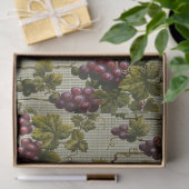 Rustic French Country Vineyard Grapevine Art 薄葉紙 (ギフト)