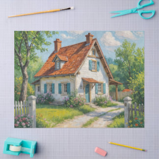 Rustic garden floral 薄葉紙