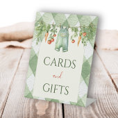 Rustic Gender Neutral Little Sprout Baby Shower 台座サイン