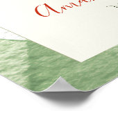 Rustic Gender Neutral Sprout Baby Shower Welcome ポスター (角)