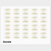 Rustic Golden Frame Wildflower on the way ステッカー (シート)