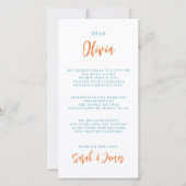 Rustic Golden Wheat Sunlit Country Road Summer サンキューカード (裏面)