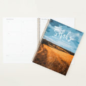 Rustic Golden Wheat Sunlit Country Summer Nature プランナー手帳 (ディスプレー)