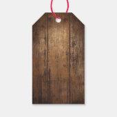 Rustic Graduation Cowboy Graduate Party ギフトタグ (裏面)