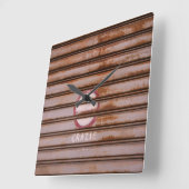 Rustic Grazie Shutter Napoli 1 スクエア壁時計 (傾斜)