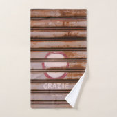 Rustic Grazie Shutter Napoli 1 バスタオルセット (ハンドタオル)