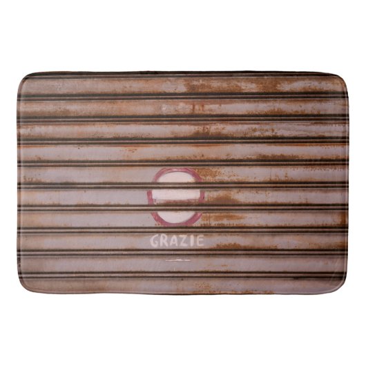 Rustic Grazie Shutter Napoli 1 バスマット (正面)