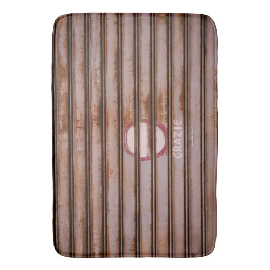 Rustic Grazie Shutter Napoli 1 バスマット (正面縦)