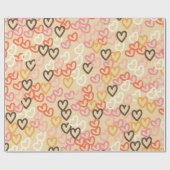 Rustic Green Buffalo Plaid Snowflake Christmas  ラッピングペーパー (フラット)