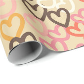 Rustic Green Buffalo Plaid Snowflake Christmas  ラッピングペーパー (ロールコーナー)