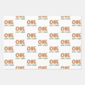 Rustic Green Evergreen Forest Nature ラッピングペーパーシート (正面2)