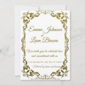 Rustic Green Mexican Wedding Invitation 招待状 (正面)