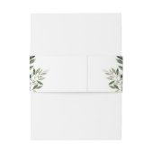 Rustic Greenery Monogram Wedding 招待状ベリーバンド (裏面例)
