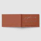Rustic Guestbook • Modern Wedding Guest Book • Pho ゲストブック (全面)