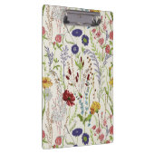 Rustic Hand-Drawn Meadow Wildflower クリップボード (右)