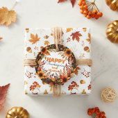 Rustic Harvest Fall Floral Wreath Thanksgiving  フェイバータグ