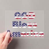 Rustic Heritage Patriotic Celebration Invitation  アクリル招待状 (インサイチュ (ポータブル))