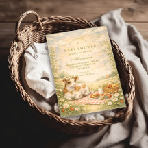 Rustic Highland Cow Baby Shower