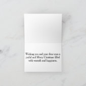 Rustic Holiday Photo Template Merry Christmas シーズンカード (内部)