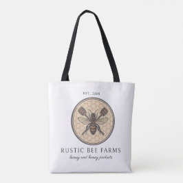 Rustic Honey Bee Beekeeper Apiary トートバッグ