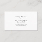 Rustic Honey Bee Beekeeper Apiary 名刺 (裏面)