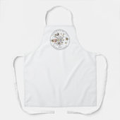 Rustic Honey Bee Florals Apiary Beekeeper  エプロン (正面)