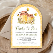 Rustic Honey Jars Bride to Bee アーチブライダルシャワー 招待状