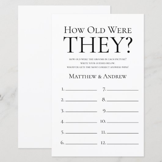 Rustic How Old Were They LGBTQ (正面/裏面)