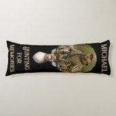 Rustic Hunter Deer Antler Memories Photo ボディピロー (正面)