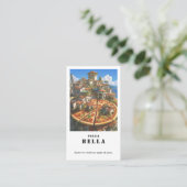 Rustic Italian Pizza Bella Coastal Town Shop 名刺 (スタンド正面)