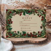 Rustic Ivy Romance Wedding 出欠カード