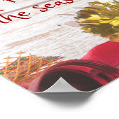 Rustic Jesus is the reason for Season Christmas ポスター (角)