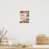 Rustic Jesus is the reason for Season Christmas ポスター (キッチン)