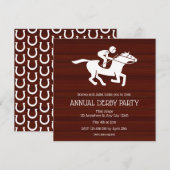 Rustic Jockey Annual Derby Party Invitation 招待状 (正面/裏面)