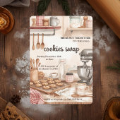“Rustic Kitchen Cookie Swap  招待状