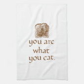 Rustic Kitchen Towel with Bread & Hand Lettering キッチンタオル (縦)