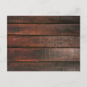 Rustic Lace String Lights Wedding Save The Date インビテーションポストカード (裏面)