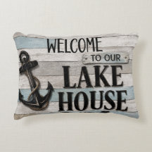 Rustic Lake House Anchor Nautical Coastal 