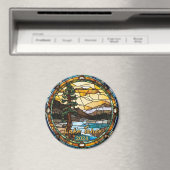 Rustic Lake Tahoe California マグネット (インサイチュ (食洗機))