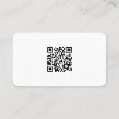 Rustic Lamb Sheep Farm LOGO QRコード 名刺 (裏面)