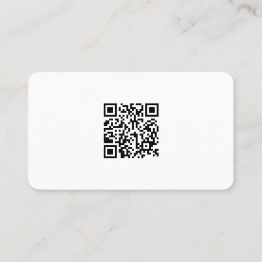 Rustic Lamb Sheep Farm LOGO QRコード  名刺 (裏面)