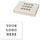 Rustic Large Your Custom Logo Business Hobby  ラバースタンプ (押印)