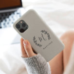 Rustic Laurel Script Monogram Name Case-Mate iPhon Case-Mate iPhone 14 Pro Maxケース<br><div class="desc">Rustic Laurel Script Monogram Name phone case. Click the edit button to customize this design.</div>