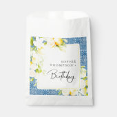 Rustic lemons Mediterranean birthday フェイバーバッグ (正面)