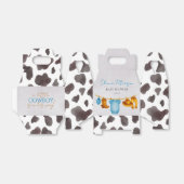 Rustic Little Cowboy Baby Shower Boy フェイバーボックス (折り畳みなし)