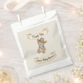Rustic Little Cowboy Baby Shower Favor Bag フェイバーバッグ (クリップ留めされた状態)