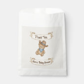 Rustic Little Cowboy Baby Shower Favor Bag フェイバーバッグ (正面)